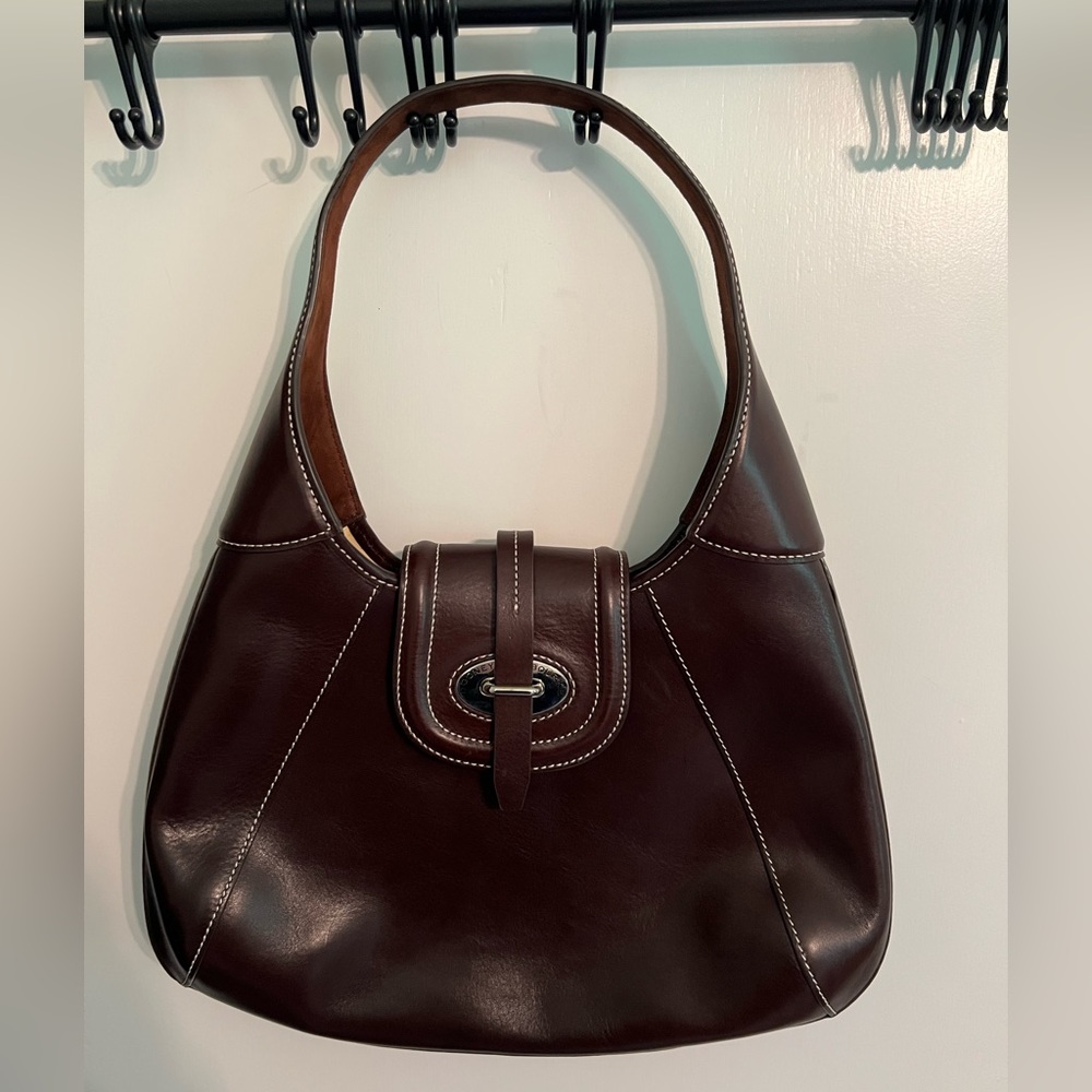 Like-new chocolate brown bag by Dooney & Bourke